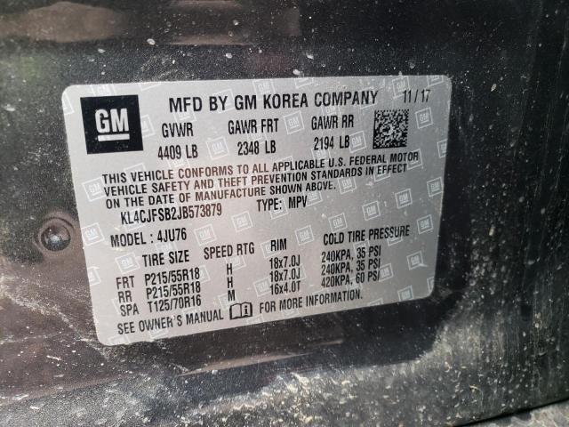 Photo 10 from auction – 2018 BUICK ENCORE PRE with VIN KL4CJFSB2JB573879
