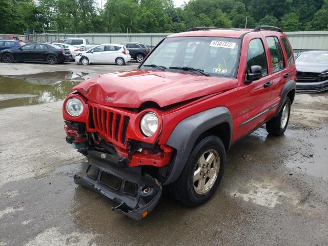 Photo 2 from auction – 2002 JEEP LIBERTY SP with VIN 1J4GL48K02W356123