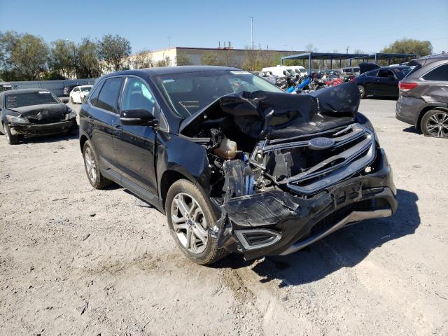 FORD EDGE TITAN 2018 with VIN 2FMPK3K93JBB43350 - Photo from auction