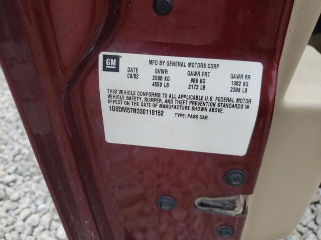 Photo 10 from auction – 2003 CADILLAC CTS with VIN 1G6DM57N330118152