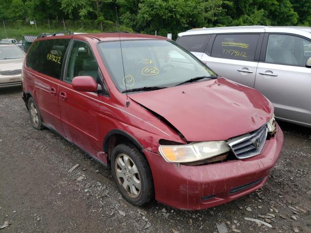 HONDA ODYSSEY 2002 with VIN 5FNRL18692B017302 - Photo from auction
