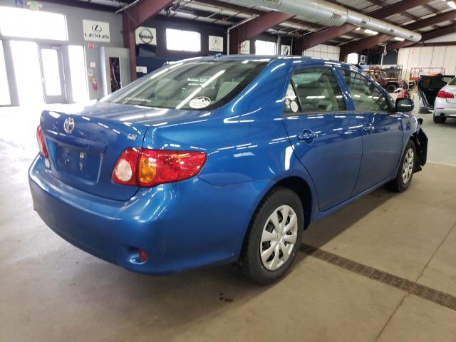 Photo 4 from auction – 2009 TOYOTA COROLLA BA with VIN 2T1BU40E69C176974