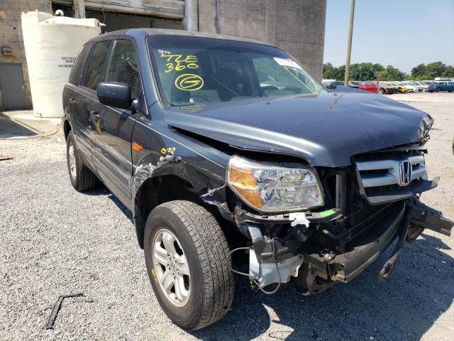HONDA PILOT LX 2006 with VIN 5FNYF18186B002979 - Photo from auction