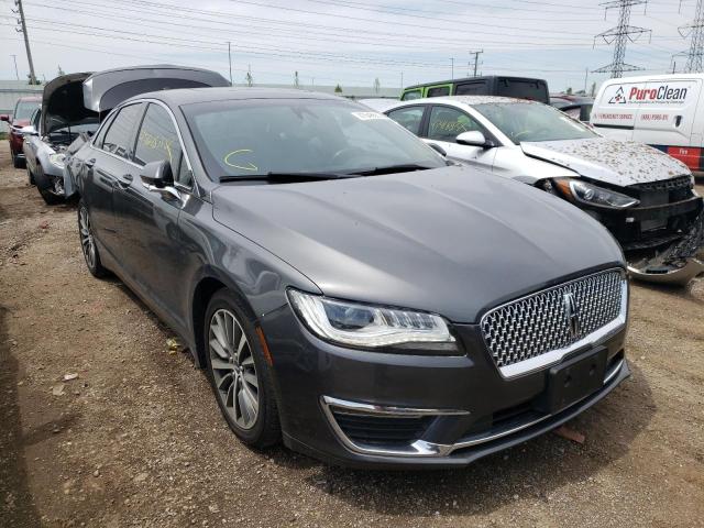 LINCOLN MKZ SELECT 2018 with VIN 3LN6L5D94JR608592 - Photo from auction