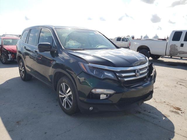 HONDA PILOT EX 2018 with VIN 5FNYF5H39JB030257 - Photo from auction