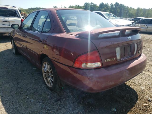 Photo 3 from auction – 2001 NISSAN SENTRA SE with VIN 3N1BB51D41L110669