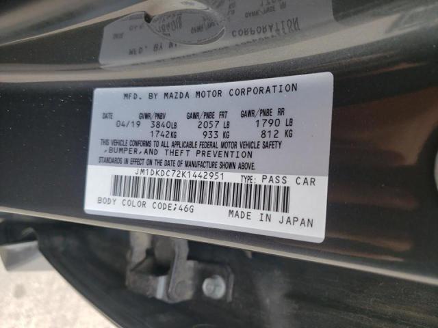 Photo 10 from auction – 2019 MAZDA CX-3 TOURI with VIN JM1DKDC72K1442951