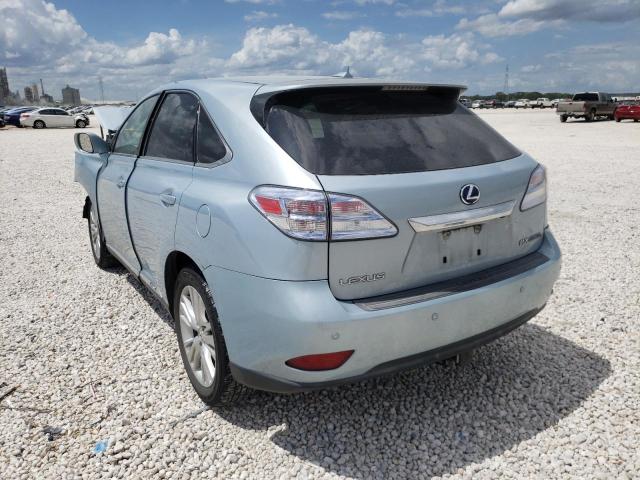 Photo 3 from auction – 2010 LEXUS RX 450 with VIN JTJZB1BA8A2400825