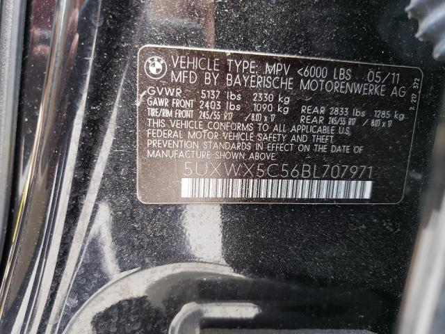 Photo 10 from auction – 2011 BMW X3 XDRIVE2 with VIN 5UXWX5C56BL707971