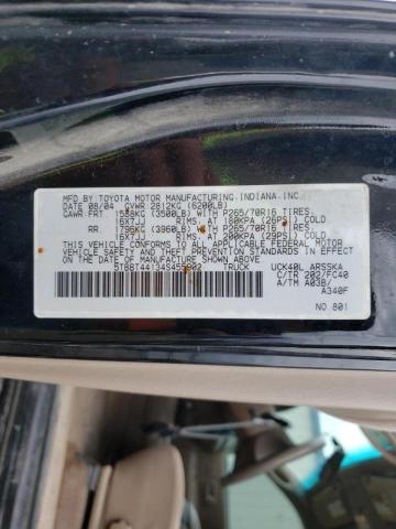Photo 10 from auction – 2004 TOYOTA TUNDRA ACC with VIN 5TBBT44134S455902