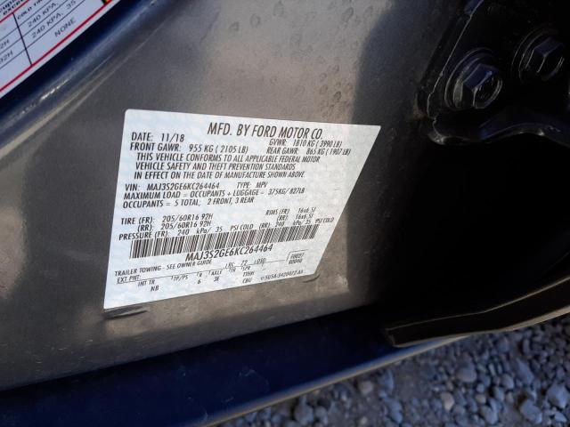 Photo 10 from auction – 2019 FORD ECOSPORT S with VIN MAJ3S2GE6KC264464