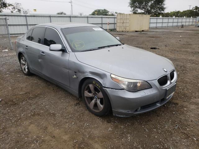BMW 530 I 2007 with VIN WBANE73577CM46210 - Photo from auction
