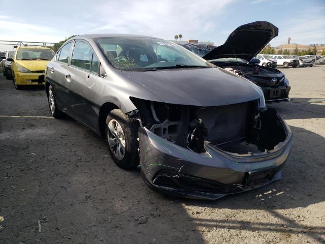 HONDA CIVIC LX 2013 with VIN 19XFB2F59DE292697 - Photo from auction