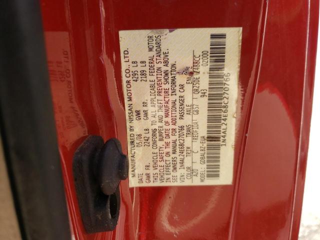 Photo 10 from auction – 2008 NISSAN ALTIMA 2.5 with VIN 1N4AL24E68C270766