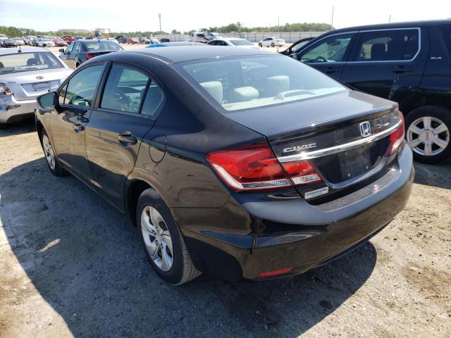 Photo 3 from auction – 2014 HONDA CIVIC LX with VIN 19XFB2F55EE070322