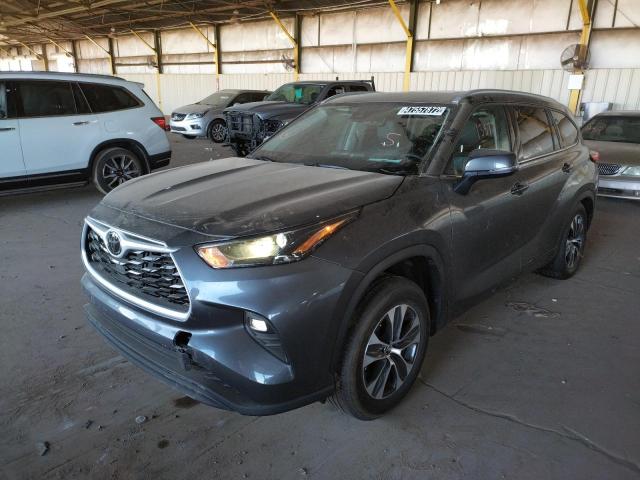 Photo 2 from auction – 2022 TOYOTA HIGHLANDER with VIN 5TDGZRAH2NS539284