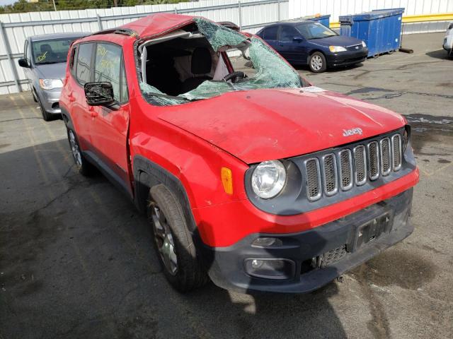 JEEP RENEGADE L 2015 with VIN ZACCJABTXFPB82199 - Photo from auction