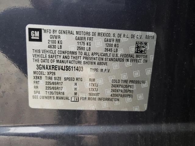 Photo 10 from auction – 2018 CHEVROLET EQUINOX LS with VIN 3GNAXREV4JS611403