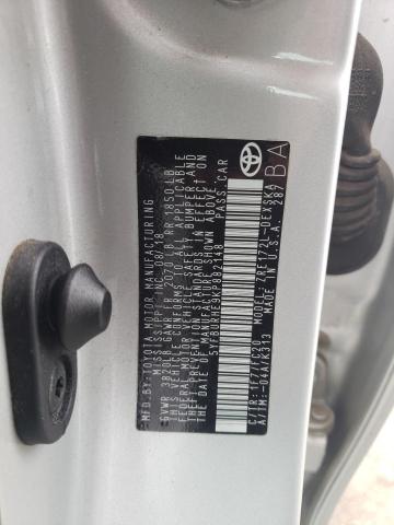 Photo 10 from auction – 2019 TOYOTA COROLLA L with VIN 5YFBURHE9KP882148