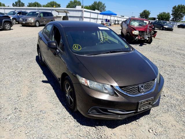 HONDA CIVIC LX 2013 with VIN 19XFB2F55DE214157 - Photo from auction
