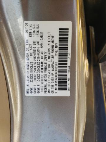 Photo 10 from auction – 2006 HONDA CR-V EX with VIN JHLRD68856C012261