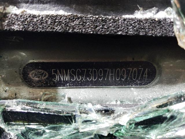 Photo 10 from auction – 2007 HYUNDAI SANTA FE G with VIN 5NMSG73D97H097074