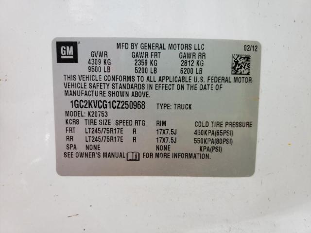 Photo 10 from auction – 2012 CHEVROLET SILVERADO with VIN 1GC2KVCG1CZ250968