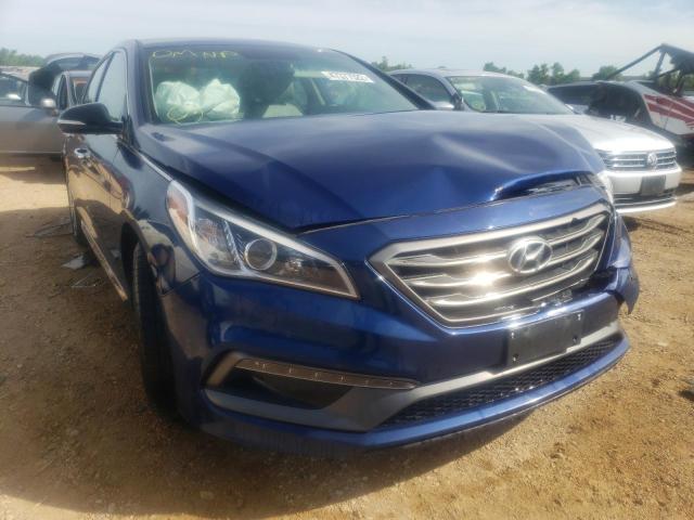 HYUNDAI SONATA SPO 2015 with VIN 5NPE34AF5FH076798 - Photo from auction