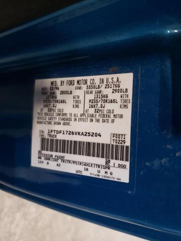 Photo 10 from auction – 1997 FORD F150 with VIN 1FTDF1726VKA25204