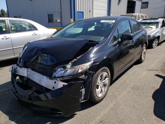 Photo 2 from auction – 2015 HONDA CIVIC LX with VIN 19XFB2F50FE288797