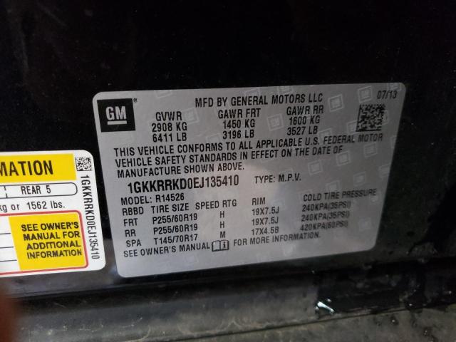 Photo 10 from auction – 2014 GMC ACADIA SLT with VIN 1GKKRRKD0EJ135410