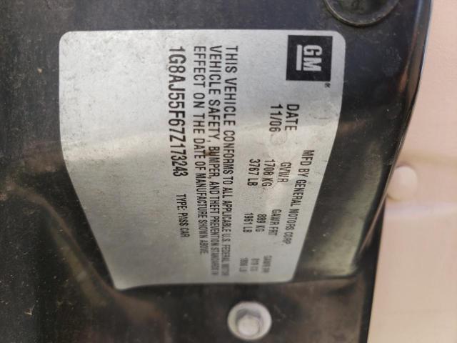 Photo 10 from auction – 2007 SATURN ION LEVEL with VIN 1G8AJ55F67Z173243