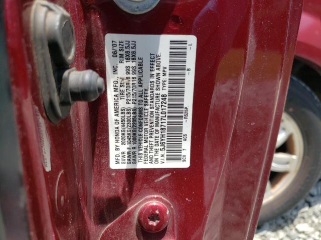 Photo 10 from auction – 2007 HONDA ELEMENT EX with VIN 5J6YH18717L017248