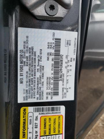 Photo 10 from auction – 2018 LINCOLN MKZ SELECT with VIN 3LN6L5D94JR608592