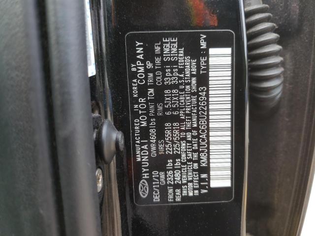 Photo 10 from auction – 2011 HYUNDAI TUCSON GLS with VIN KM8JUCAC6BU226943