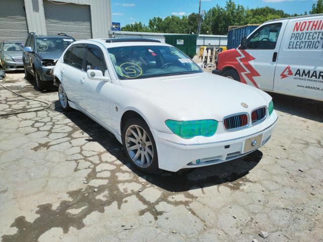 BMW 745 LI 2003 with VIN WBAGN63413DR11031 - Photo from auction