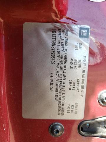 Photo 10 from auction – 2007 CHEVROLET MALIBU MAX with VIN 1G1ZT68N87F206409