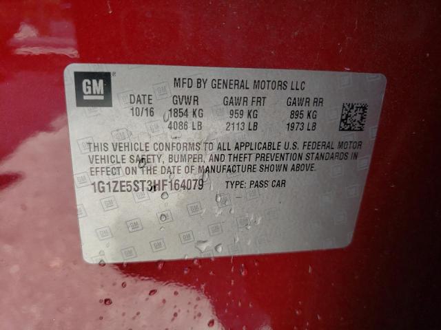 Photo 10 from auction – 2017 CHEVROLET MALIBU LT with VIN 1G1ZE5ST3HF164079