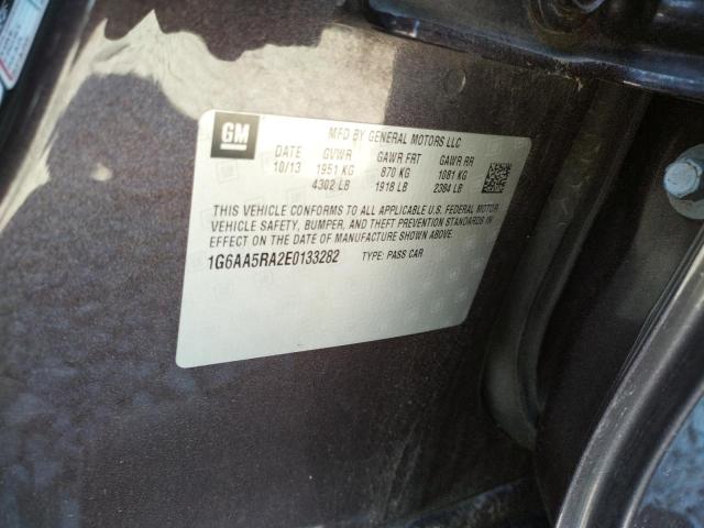 Photo 10 from auction – 2014 CADILLAC ATS with VIN 1G6AA5RA2E0133282