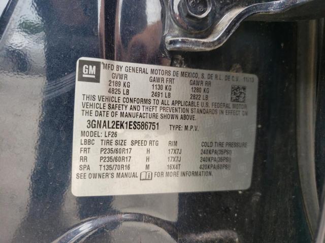 Photo 10 from auction – 2014 CHEVROLET CAPTIVA LS with VIN 3GNAL2EK1ES586751