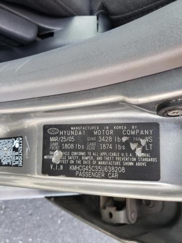 Photo 10 from auction – 2005 HYUNDAI ACCENT with VIN KMHCG45C35U638208