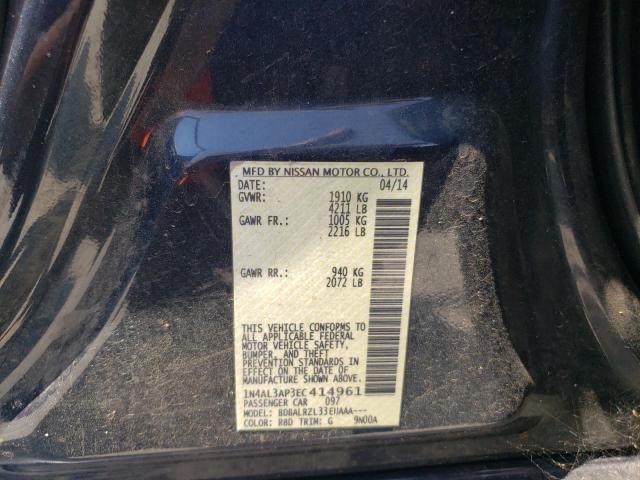 Photo 10 from auction – 2014 NISSAN ALTIMA 2.5 with VIN 1N4AL3AP3EC414961