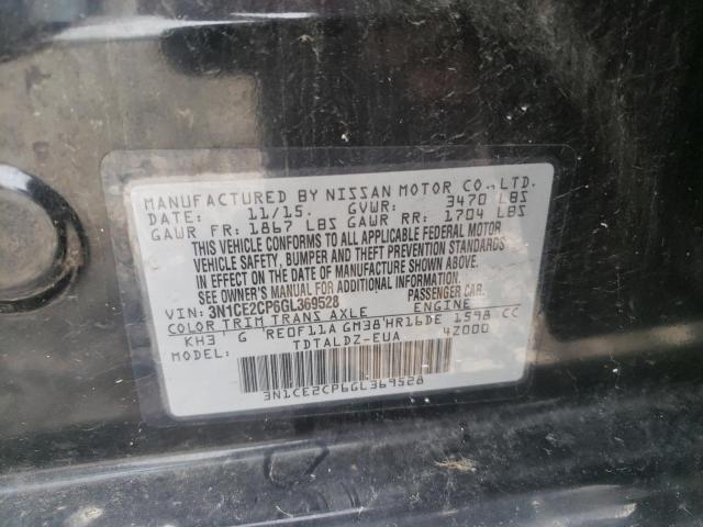 Photo 10 from auction – 2016 NISSAN VERSA NOTE with VIN 3N1CE2CP6GL369528