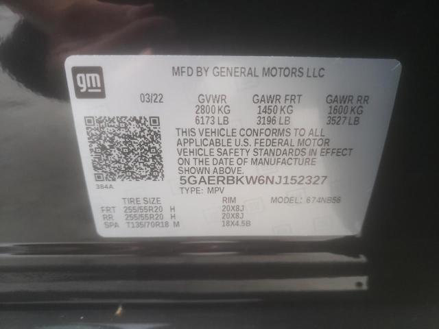 Photo 10 from auction – 2022 BUICK ENCLAVE ES with VIN 5GAERBKW6NJ152327