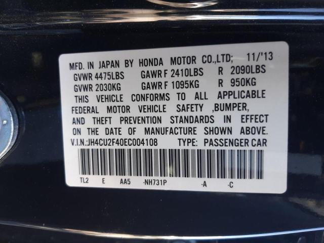 Photo 10 from auction – 2014 ACURA TSX with VIN JH4CU2F40EC004108