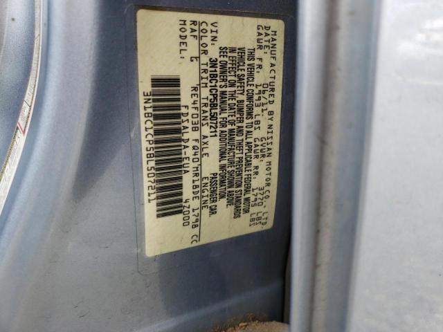 Photo 10 from auction – 2011 NISSAN VERSA S with VIN 3N1BC1CP5BL507211