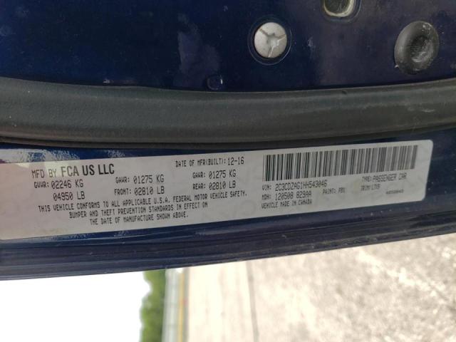 Photo 10 from auction – 2017 DODGE CHALLENGER with VIN 2C3CDZAG1HH543046