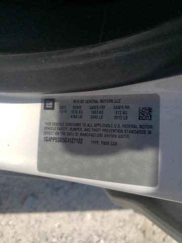 Photo 10 from auction – 2016 BUICK VERANO with VIN 1G4PP5SK5G4127122
