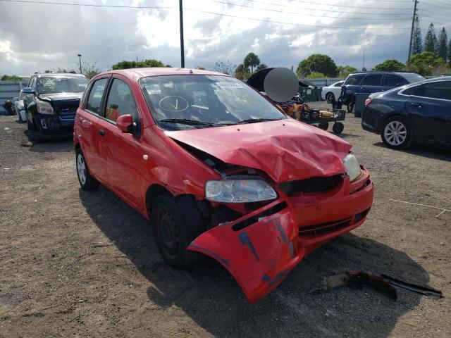 CHEVROLET AVEO BASE 2007 with VIN KL1TD66677B702807 - Photo from auction