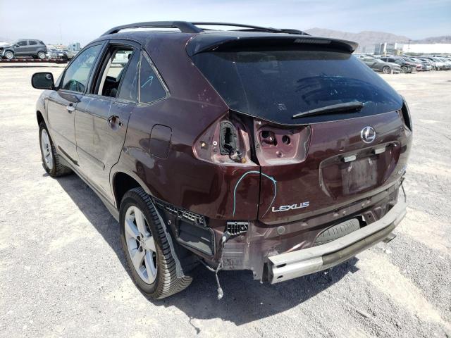 Photo 3 from auction – 2008 LEXUS RX 350 with VIN JTJHK31U982040154